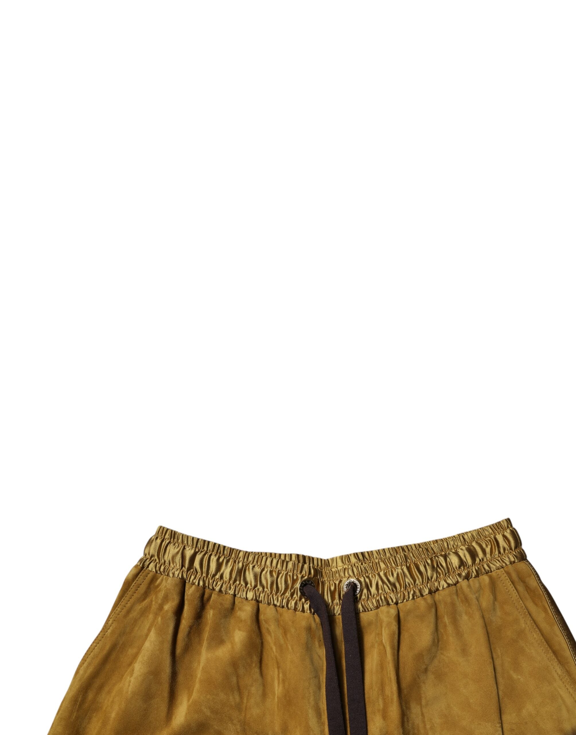 Dolce & Gabbana Brown Lambskin Suede Men Bermuda Shorts -   -  Dolce & Gabbana. Dolce & Gabbana Brown Lambskin Suede Men Bermuda Shorts -   -  Dolce & Gabbana.