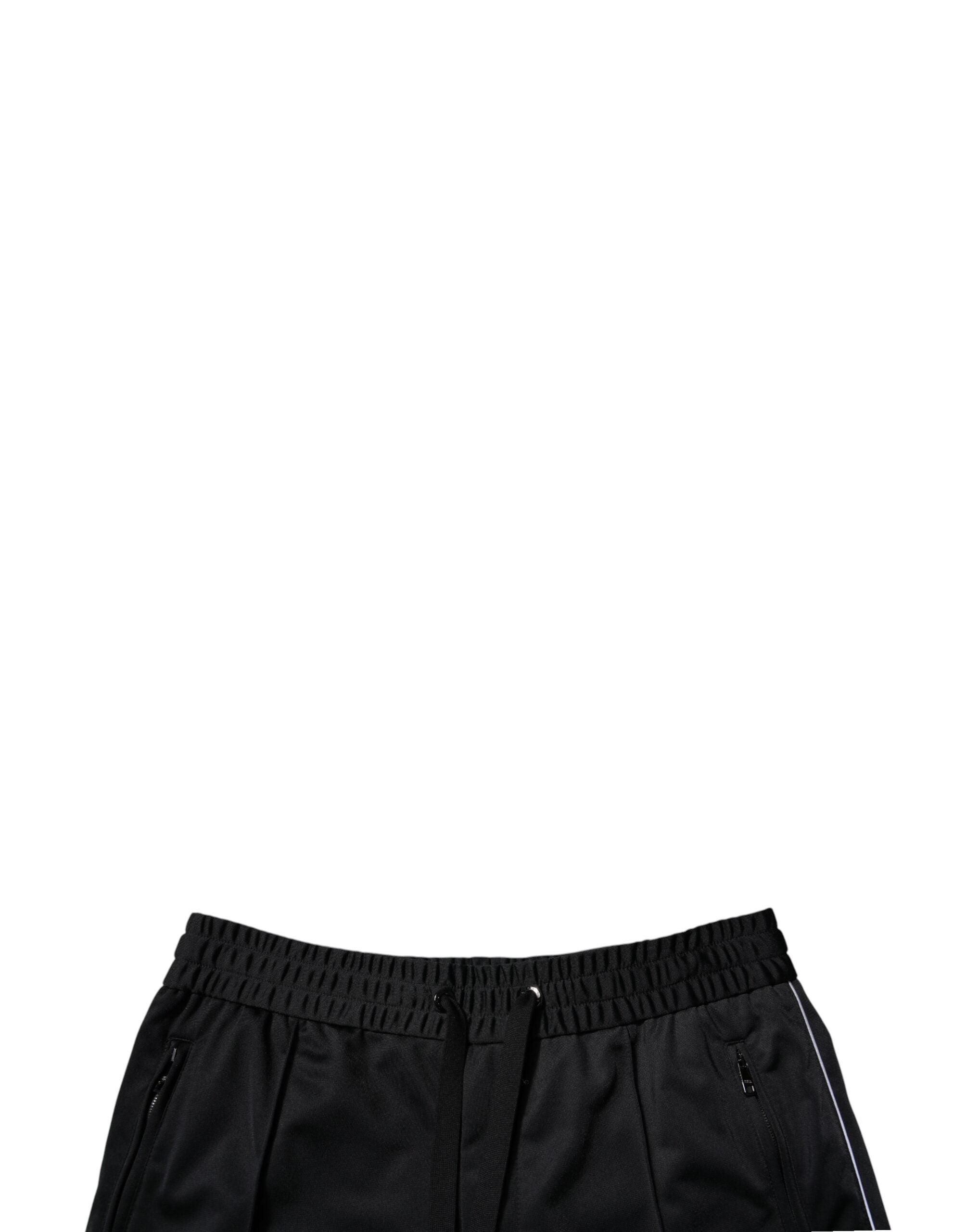 Dolce & Gabbana Black Polyester Mid Waist Men Bermuda Shorts -   -  Dolce & Gabbana. Dolce & Gabbana Black Polyester Mid Waist Men Bermuda Shorts -   -  Dolce & Gabbana.