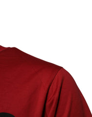 Dolce & Gabbana Red DG Logo Cotton Crew Neck T-shirt -   -  Dolce & Gabbana.