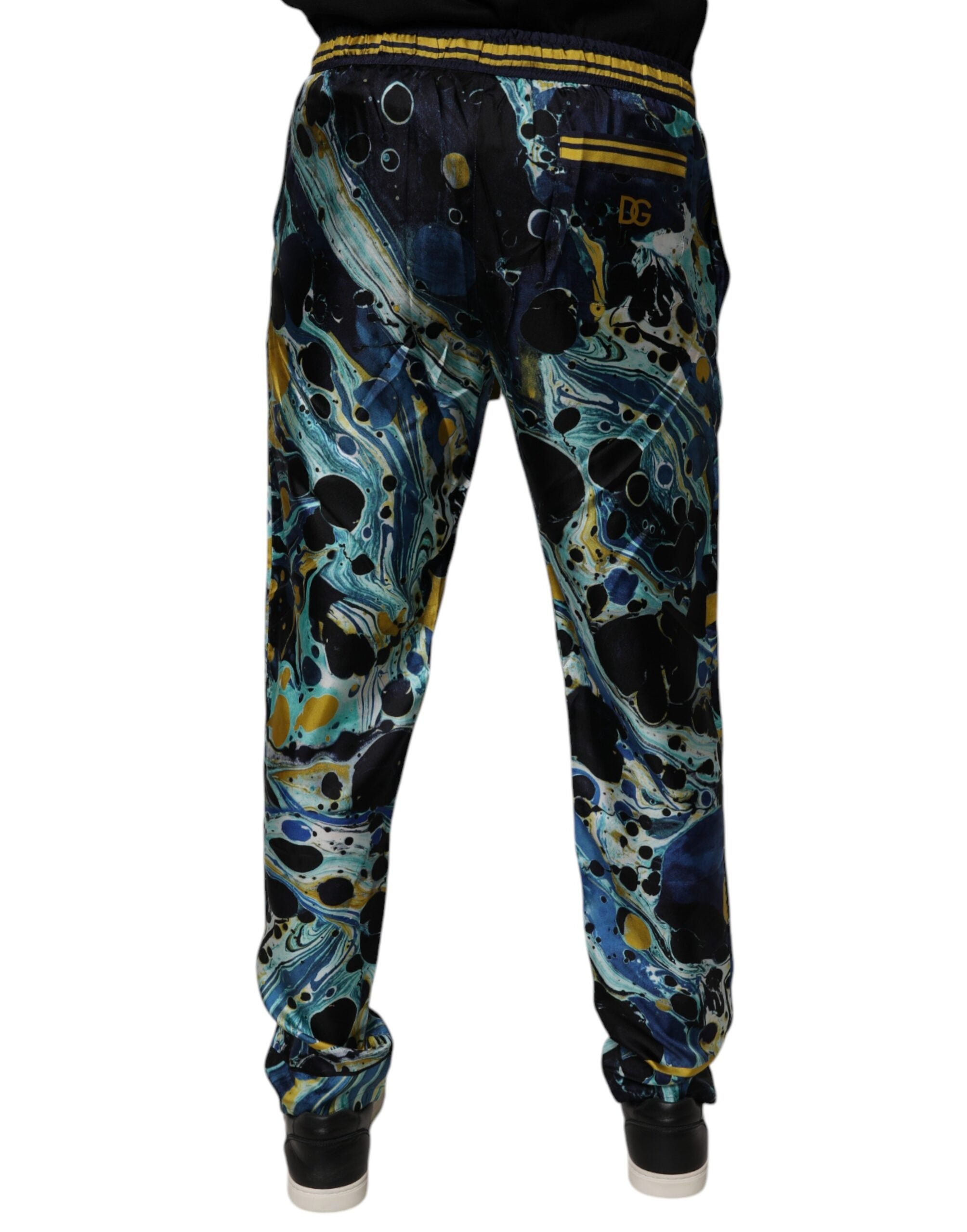 Dolce & Gabbana Multicolor Marble Print Jogger Sweatpants Pants -   -  Dolce & Gabbana. Dolce & Gabbana Multicolor Marble Print Jogger Sweatpants Pants -   -  Dolce & Gabbana.