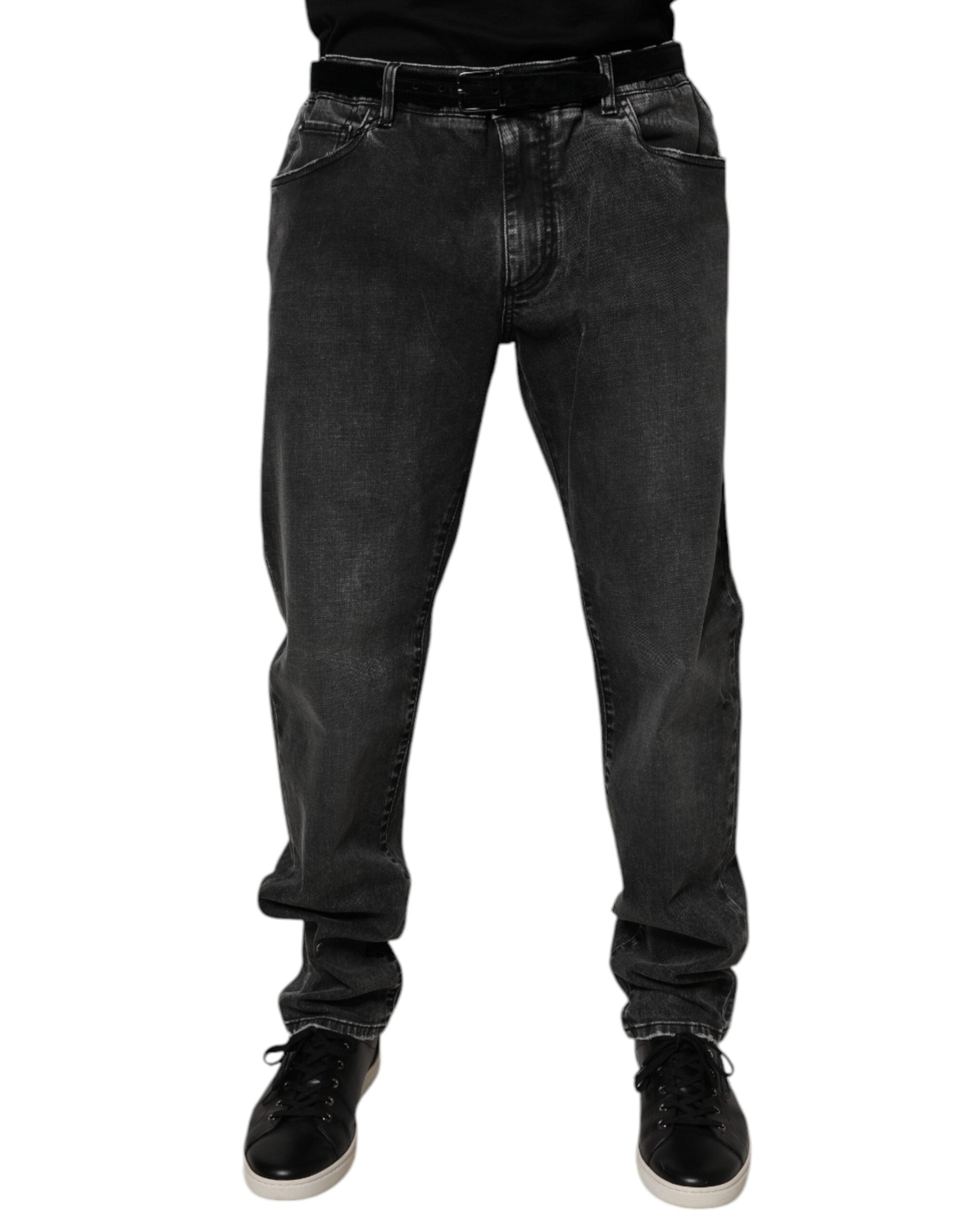Dolce & Gabbana Black Cotton Stretch Skinny Men Denim Jeans -   -  Dolce & Gabbana. Dolce & Gabbana Black Cotton Stretch Skinny Men Denim Jeans -   -  Dolce & Gabbana.