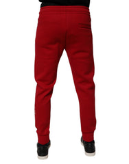 Dolce & Gabbana Red Cotton Jogger Jogging Pants -   -  Dolce & Gabbana.
