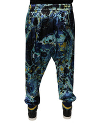 Dolce & Gabbana Multicolor Marble Print Jogger Men Sweatpants Pants -   -  Dolce & Gabbana.
