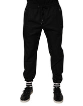 Dolce & Gabbana Black Cotton Men Jogger Sweatpants Pants -   -  Dolce & Gabbana.