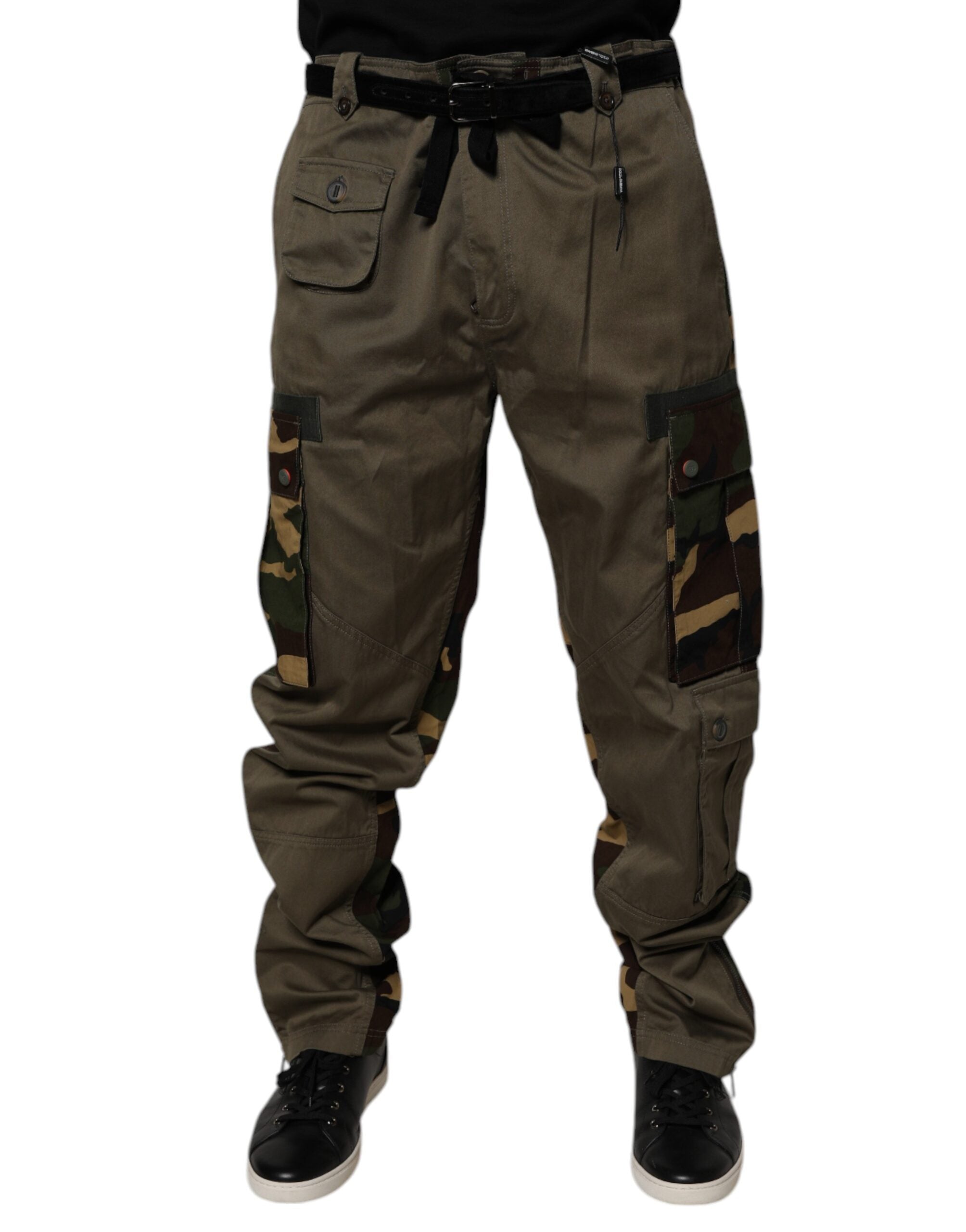 Dolce & Gabbana Multicolor Patchwork Camouflage Cargo Pants -   -  Dolce & Gabbana.