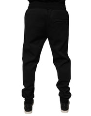 Dolce & Gabbana Black Polyester Men Jogger Sweatpants Pants -   -  Dolce & Gabbana.