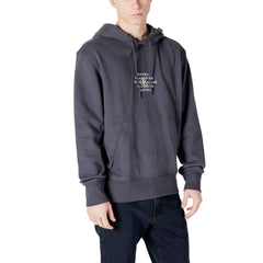 Calvin Klein Jeans Gray Cotton Hoody -   -  Calvin Klein Jeans.