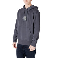 Calvin Klein Jeans Gray Cotton Hoody -   -  Calvin Klein Jeans.