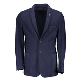 Gant Blue Wool Blazer Jacket -   -  Gant.
