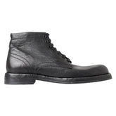 Dolce & Gabbana Black Leather Boot -   -  Dolce & Gabbana.