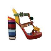 Dolce & Gabbana Multicolor Cotton Sandal -   -  Dolce & Gabbana.