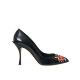 Dolce & Gabbana Black Leather Pump -   -  Dolce & Gabbana.