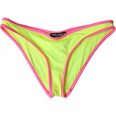 Dolce & Gabbana Yellow Pink Nylon Swimwear Bottom Beachwear Bikini -   -  Dolce & Gabbana.