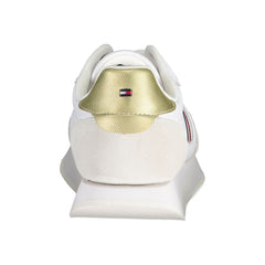 Tommy Hilfiger White Leather Women Sneaker -   -  Tommy Hilfiger.