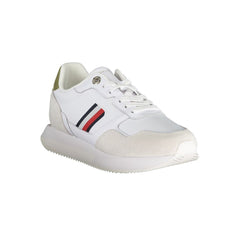 Tommy Hilfiger White Leather Women Sneaker -   -  Tommy Hilfiger.