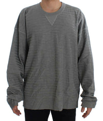 Dolce & Gabbana Gray Crewneck Pullover Silk Sweater -   -  Dolce & Gabbana.