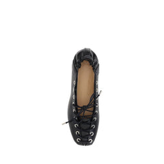 Ganni Oleatex Ballerinas -   -  Ganni.