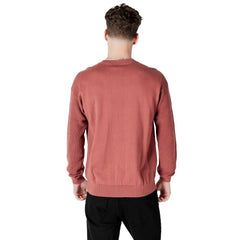 Calvin Klein Jeans Red Cotton Sweater -   -  Calvin Klein Jeans.