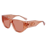Ferragamo Orange Injected Sunglasses -   -  Ferragamo.