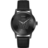 Guess Black Leather Watch -   -  Guess.