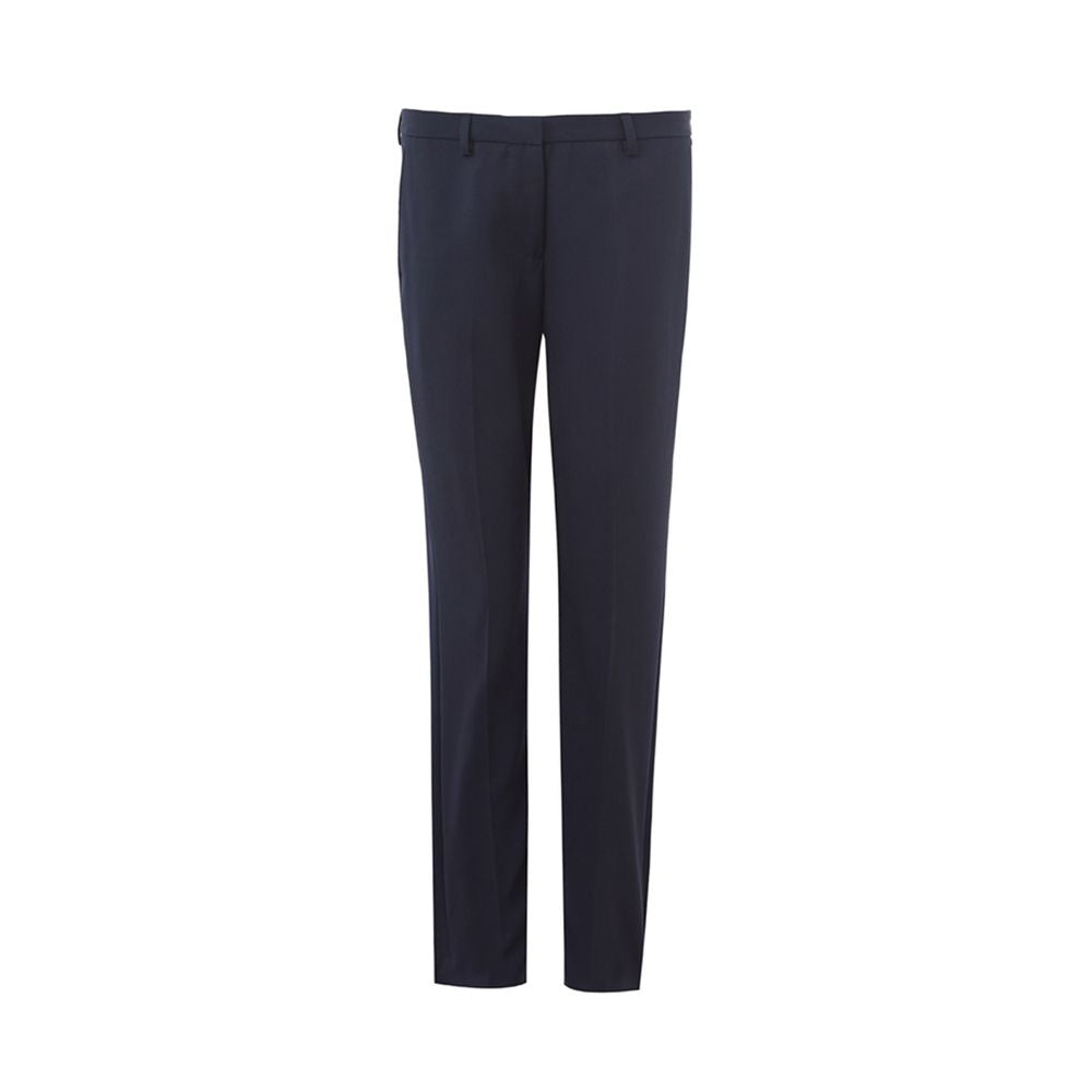 Lardini Elegant Blue Wool Pants for Women -   -  Lardini.