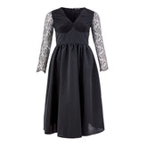 Lardini Elegant Black Polyester Dress -   -  Lardini.