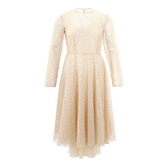 Lardini Beige Cotton Elegance Dress -   -  Lardini.