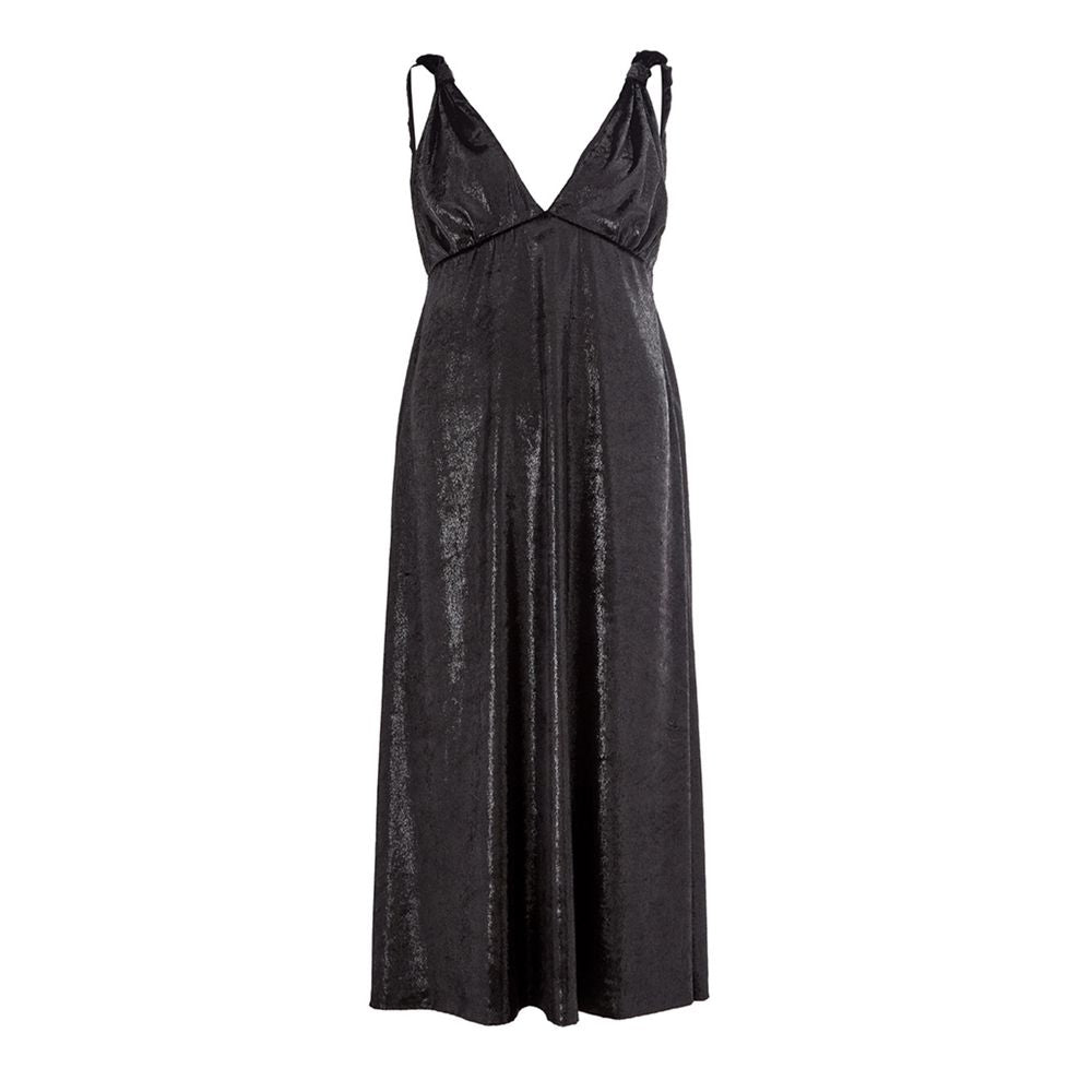 Lardini Elegant Polyester Black Dress -   -  Lardini.