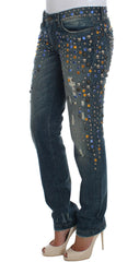 Dolce & Gabbana Crystal Embellished GIRLY Slim Fit Jeans -   -  Dolce & Gabbana.