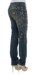 Dolce & Gabbana Crystal Embellished GIRLY Slim Fit Jeans -   -  Dolce & Gabbana.