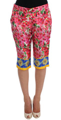 Dolce & Gabbana Multicolor Floral Knee Capris Shorts Pants -   -  Dolce & Gabbana.