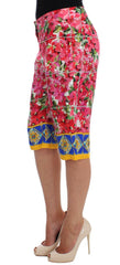 Dolce & Gabbana Multicolor Floral Knee Capris Shorts Pants -   -  Dolce & Gabbana.