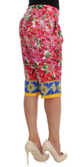 Dolce & Gabbana Multicolor Floral Knee Capris Shorts Pants -   -  Dolce & Gabbana.