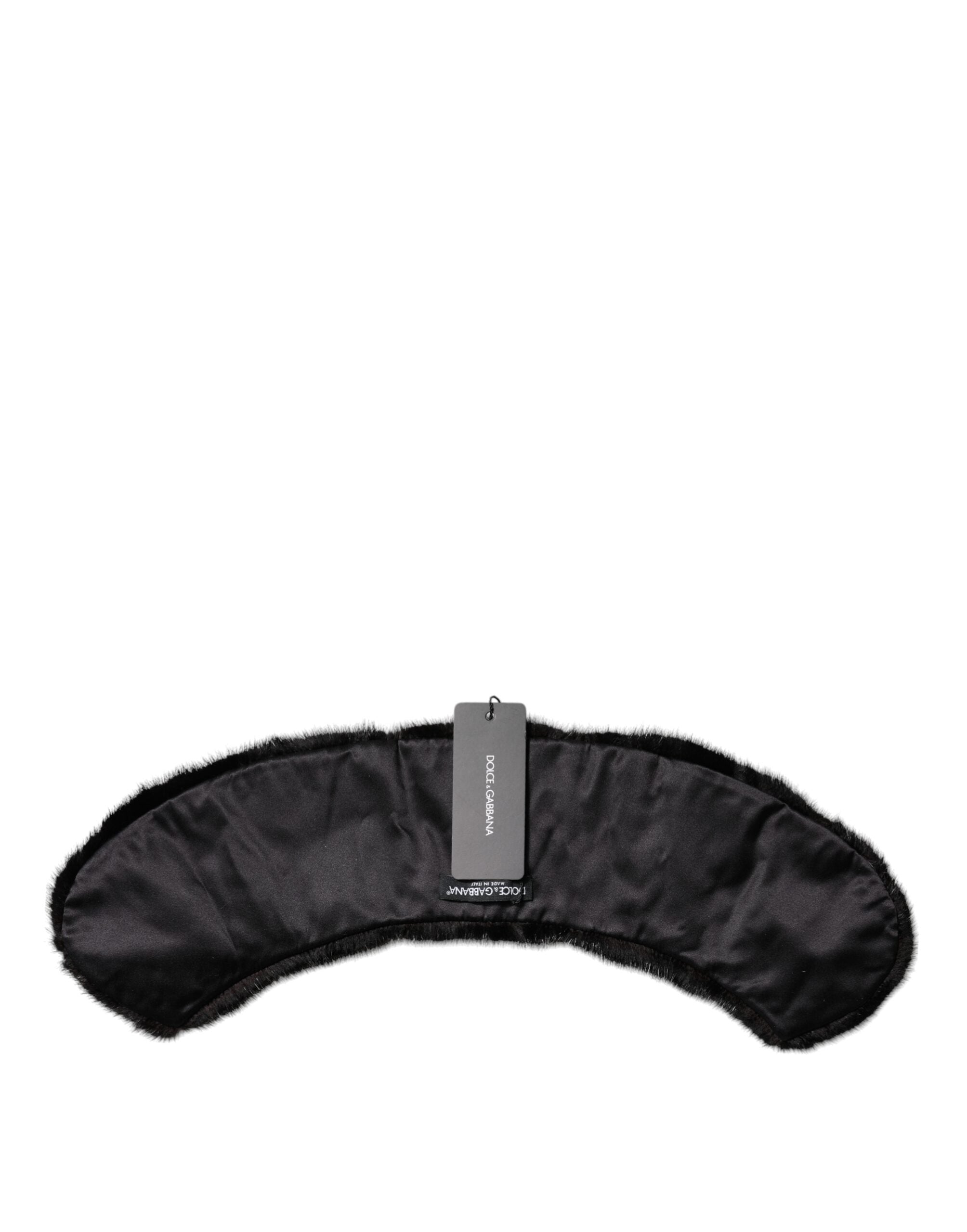Dolce & Gabbana Black Fur Shawl Neck Wrap Cover Collar Scarf -   -  Dolce & Gabbana. Dolce & Gabbana Black Fur Shawl Neck Wrap Cover Collar Scarf -   -  Dolce & Gabbana.