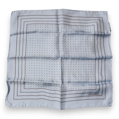 Dolce & Gabbana Sky Blue Polka Dots Square Handkerchief Scarf -   -  Dolce & Gabbana.