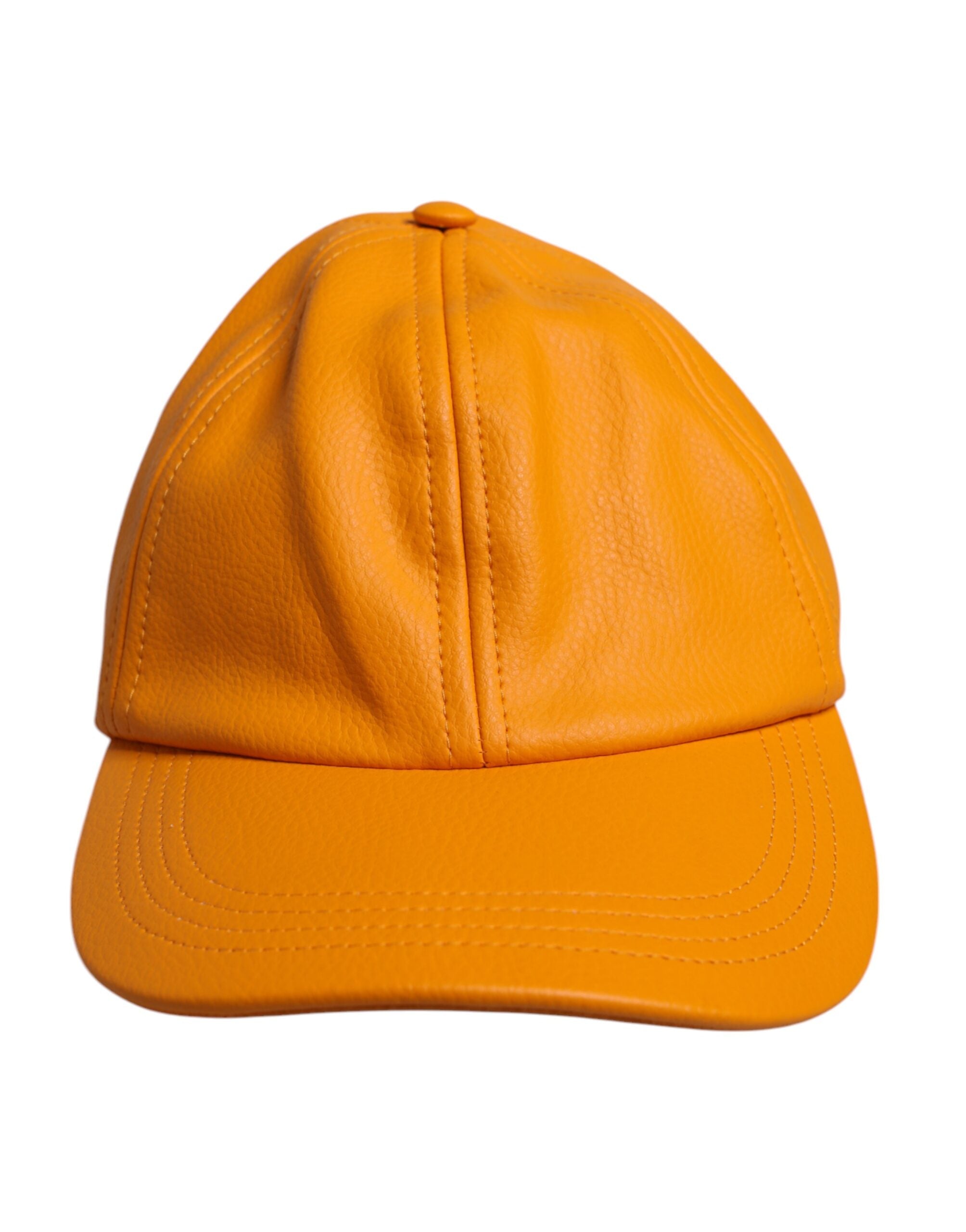 Dolce & Gabbana Orange Cotton 6 Panels Baseball Cap -   -  Dolce & Gabbana.