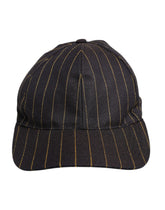 Dolce & Gabbana Brown Stripes Cotton 6 Panels Baseball Cap -   -  Dolce & Gabbana.