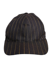 Dolce & Gabbana Brown Stripes Cotton 6 Panels Baseball Cap -   -  Dolce & Gabbana.