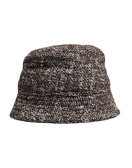 Dolce & Gabbana Brown Alpaca Wool Woven Bucket Hat -   -  Dolce & Gabbana.