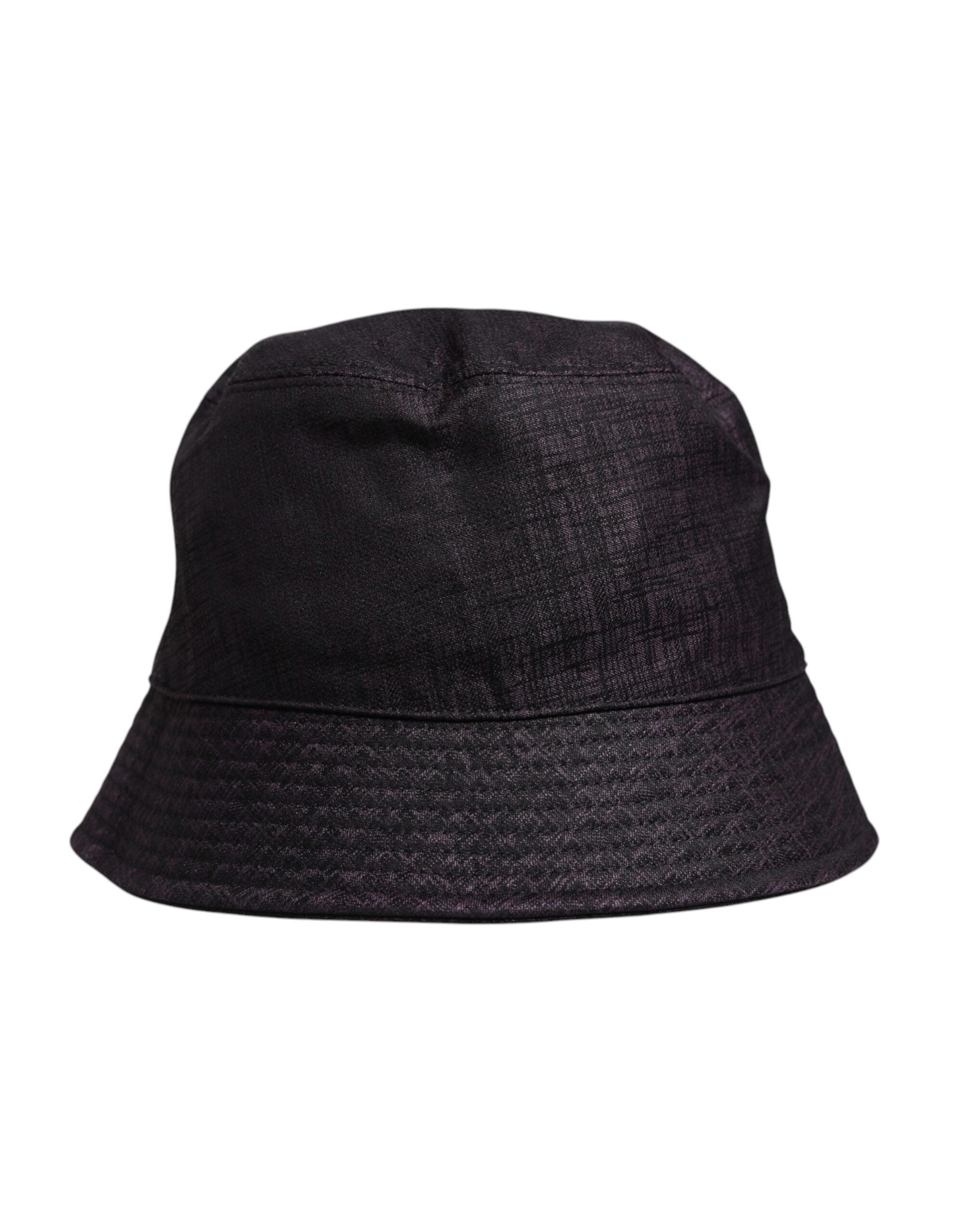 Dolce & Gabbana Black Wide Brim Nylon Bucket Hat -   -  Dolce & Gabbana.