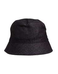 Dolce & Gabbana Black Wide Brim Nylon Bucket Hat -   -  Dolce & Gabbana.