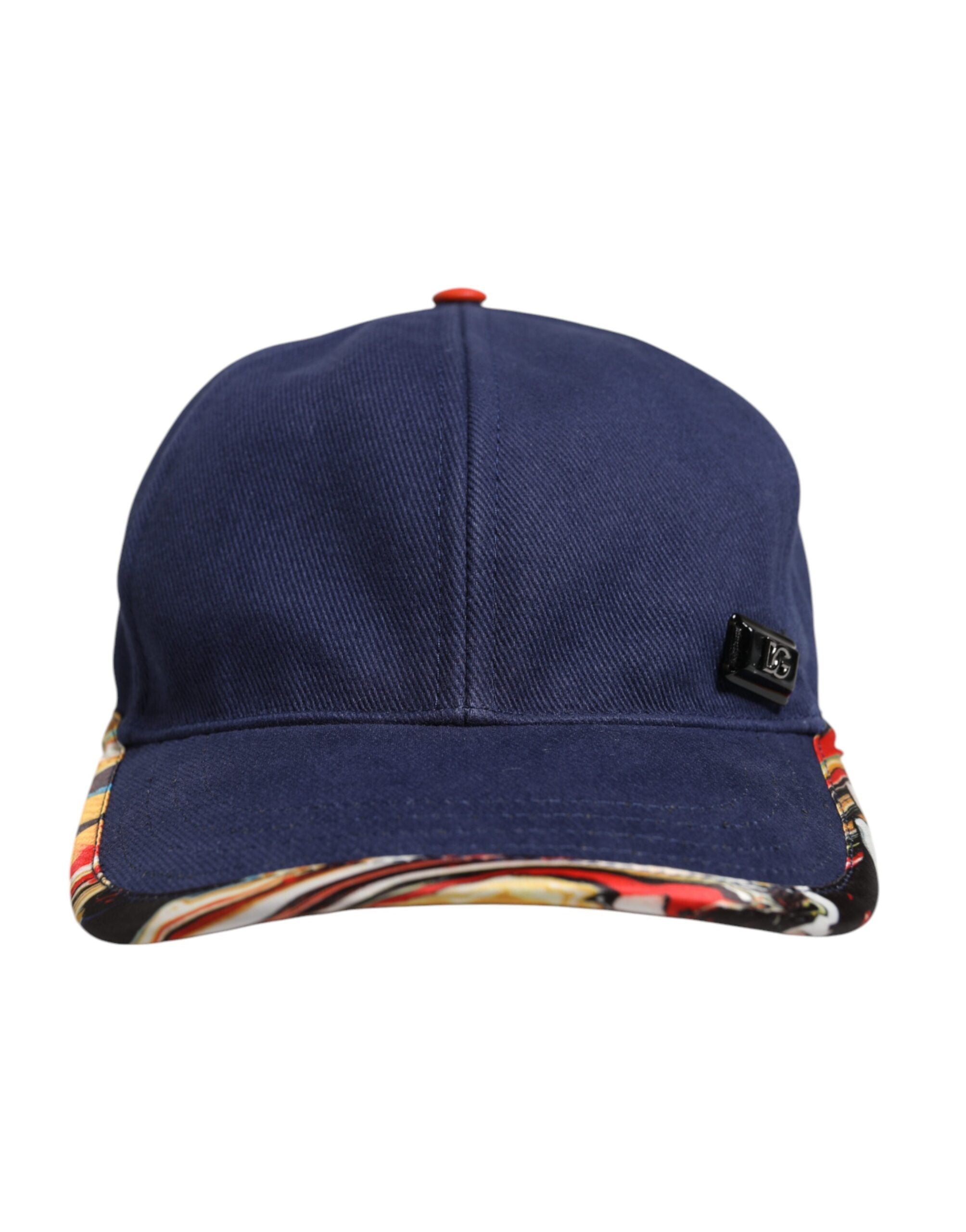 Dolce & Gabbana Blue Cotton 6 Panels Baseball Cap -   -  Dolce & Gabbana.