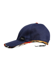 Dolce & Gabbana Blue Cotton 6 Panels Baseball Cap -   -  Dolce & Gabbana.