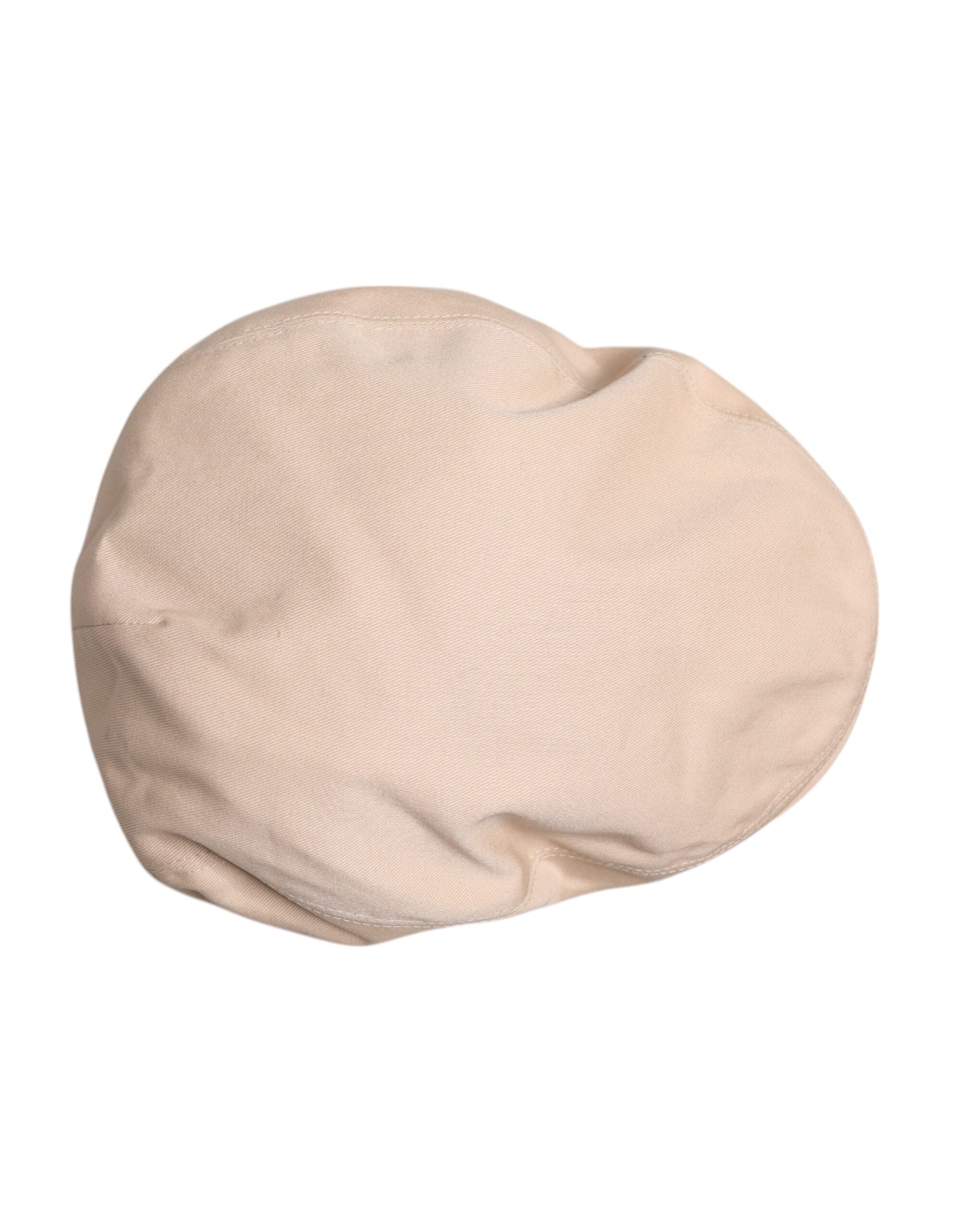 Dolce & Gabbana Beige Cotton Newsboy Capello Cabbie Hat -   -  Dolce & Gabbana. Dolce & Gabbana Beige Cotton Newsboy Capello Cabbie Hat -   -  Dolce & Gabbana.