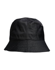 Dolce & Gabbana Black Cotton Wide Brim Bucket Hat -   -  Dolce & Gabbana.
