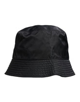 Dolce & Gabbana Black Cotton Wide Brim Bucket Hat -   -  Dolce & Gabbana.