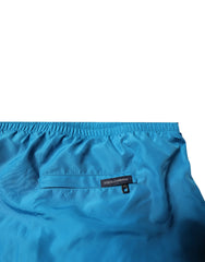 Dolce & Gabbana Turquoise Logo Beachwear Shorts 2Pc Swimwear -   -  Dolce & Gabbana.