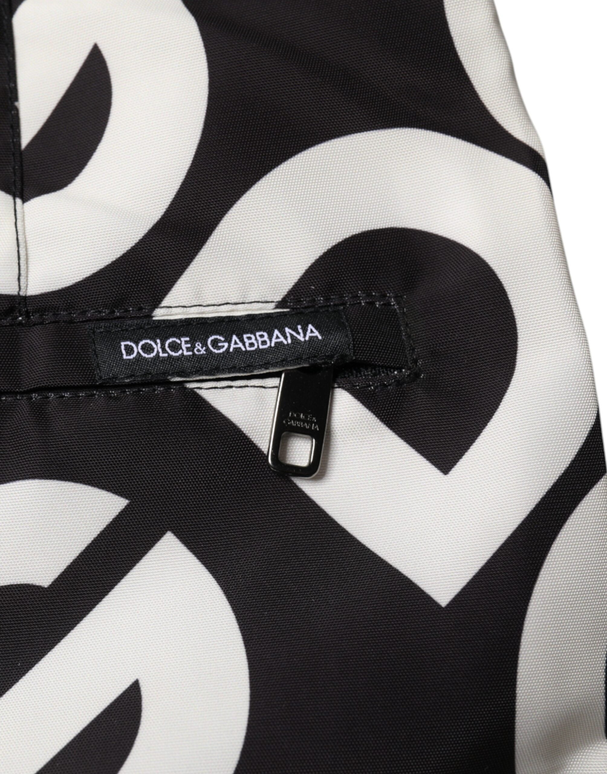 Dolce & Gabbana Black White Logo Beachwear Shorts Swimwear -   -  Dolce & Gabbana. Dolce & Gabbana Black White Logo Beachwear Shorts Swimwear -   -  Dolce & Gabbana.