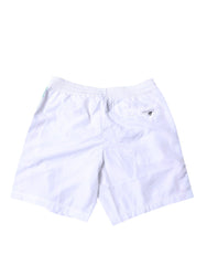Dolce & Gabbana White Stripes Beachwear Shorts 2 Pc Swimwear -   -  Dolce & Gabbana.