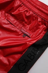 Dolce & Gabbana Red Polyester Beachwear Shorts 2Pc Swimwear -   -  Dolce & Gabbana.